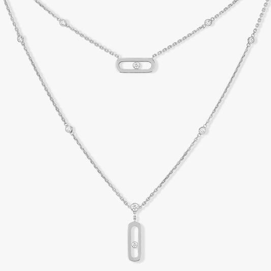 White Gold Diamond Necklace