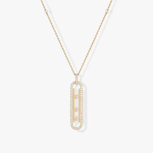 Yellow Gold Diamond Necklace