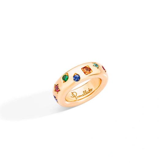 Iconica ring with fancy diamonds