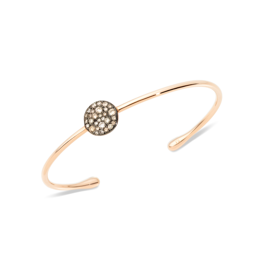 Sabbia bracelet with brown diamonds