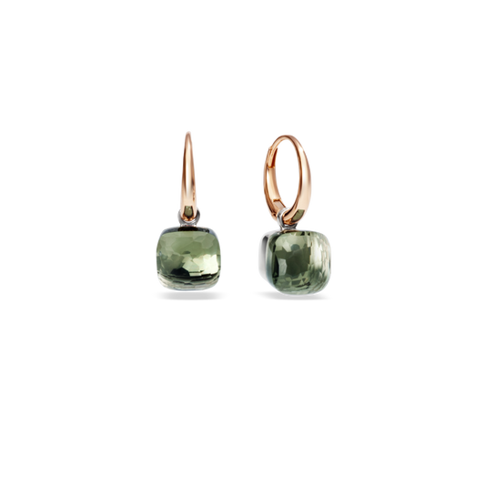 Nudo Earrings in Prasiolite