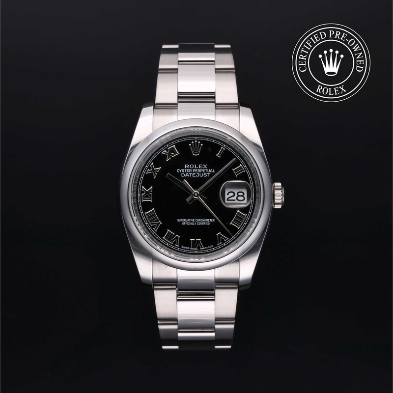 Datejust 36 Certified Pre-owned with 36 mm in Steel from 2017 - Date & Time