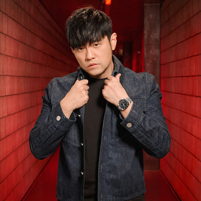 Jay Chou, King of Asian Pop and Tudor ambassador, showcasing Tudor timepiece