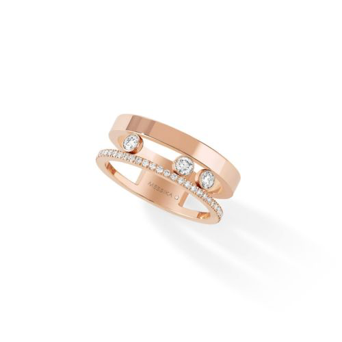 Pink Gold Diamond Ring