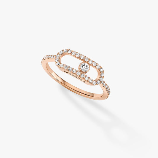 Pink Gold Diamond Ring