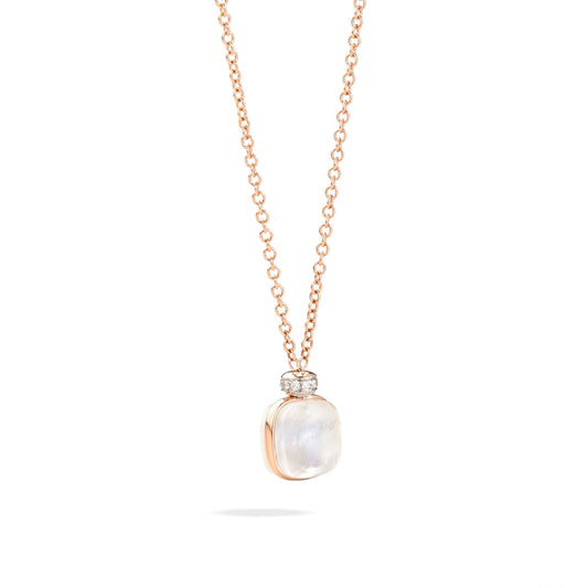 Nudo Necklace in White Topaz