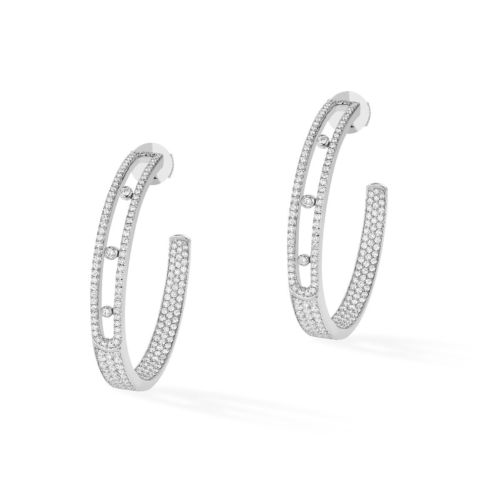 White Gold Diamond Earrings