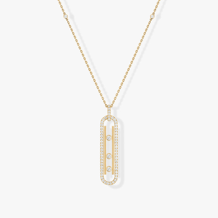 Yellow Gold Diamond Necklace