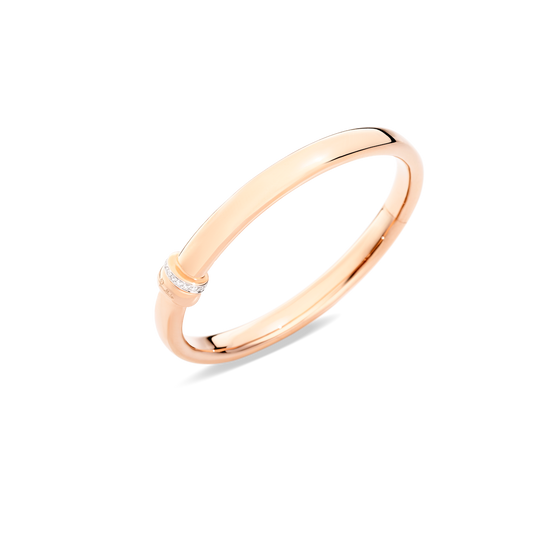 Iconica bracelet in rose gold with diamonds