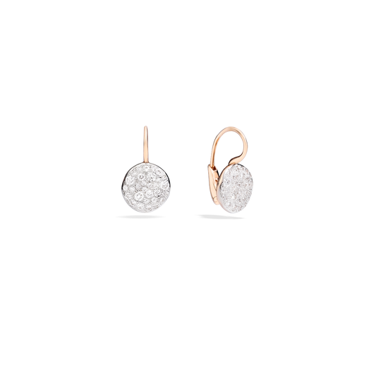 Sabbia earrings with diamonds