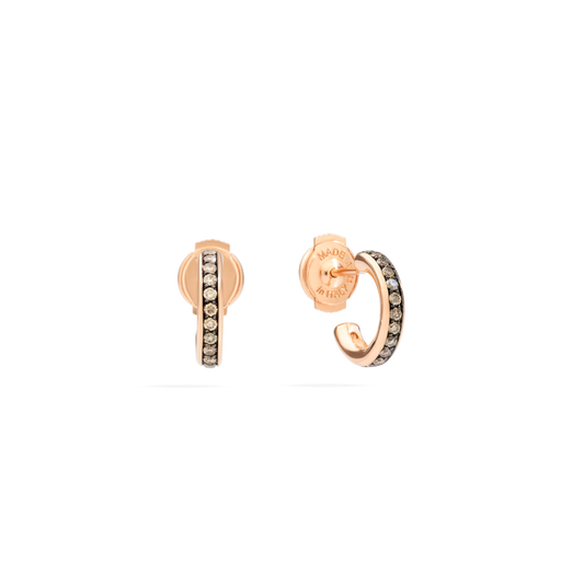 Iconica Earrings with brown diamonds