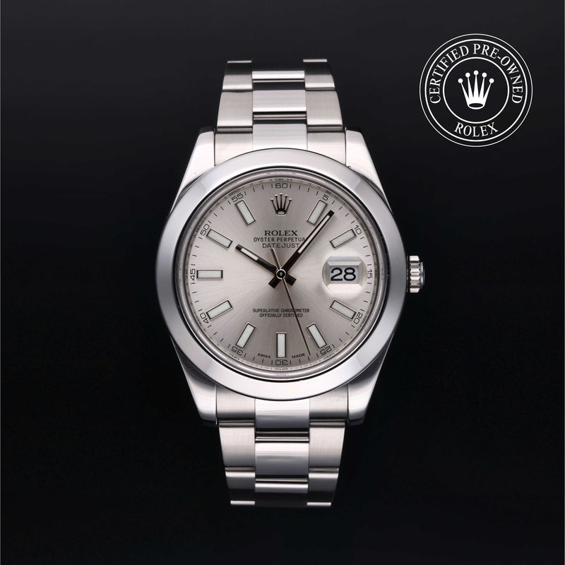 Oyster Perpetual Datejust II Certified Pre-owned with 41 mm in Oystersteel from 2013