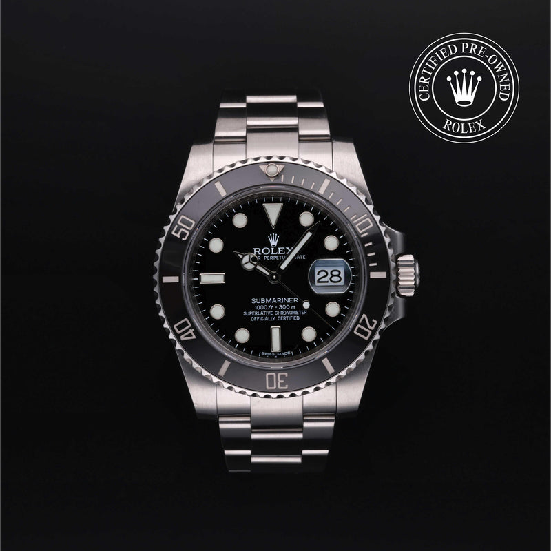 Submariner Date Certified Pre-owned with 40 mm in Steel from 2010 - Date & Time