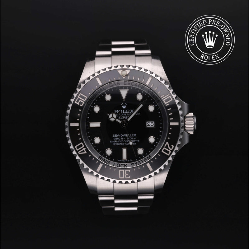 Rolex Deepsea Certified Pre-owned with 44 mm in Steel from 2014 - Date & Time