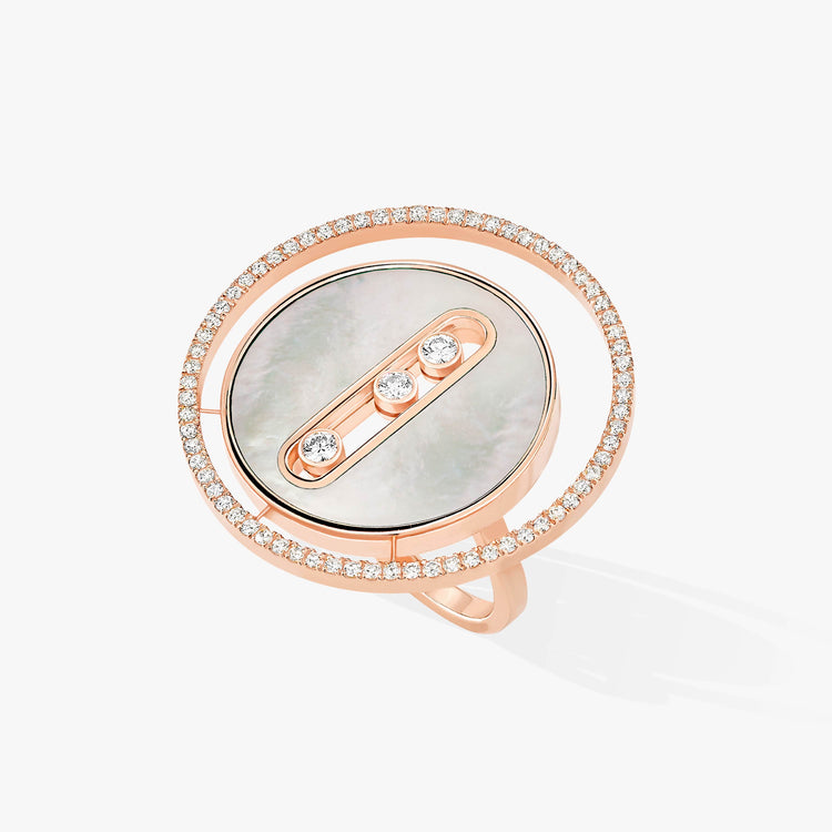 Pink Gold Diamond Ring