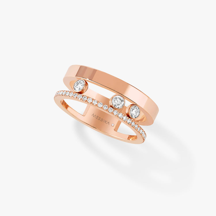 Pink Gold Diamond Ring