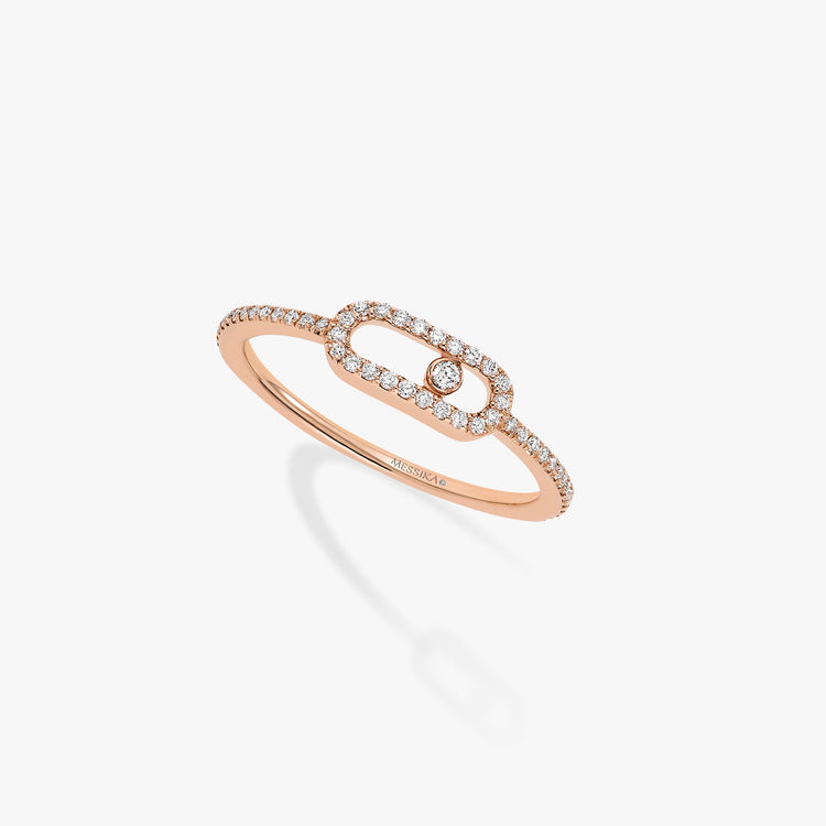 Pink Gold Diamond Ring