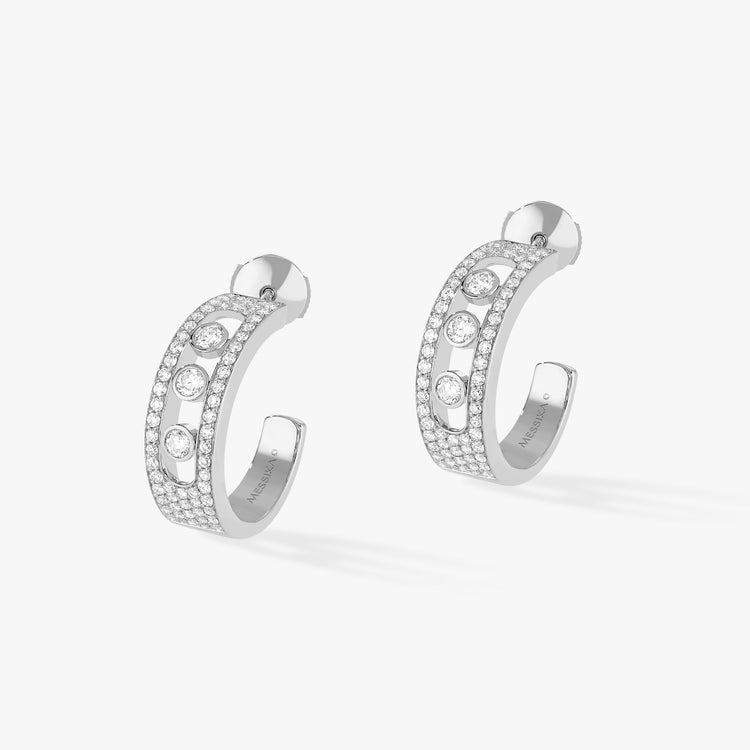 White Gold Diamond Earrings