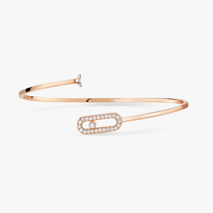 Pink Gold Diamond Bracelet