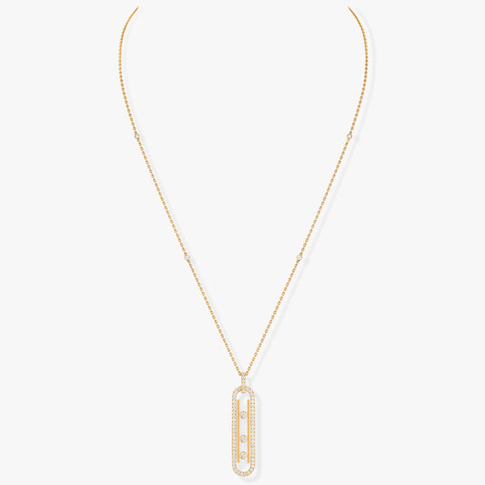 Yellow Gold Diamond Necklace