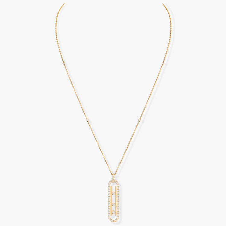 Yellow Gold Diamond Necklace