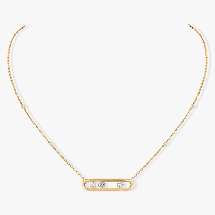 Yellow Gold Diamond Necklace