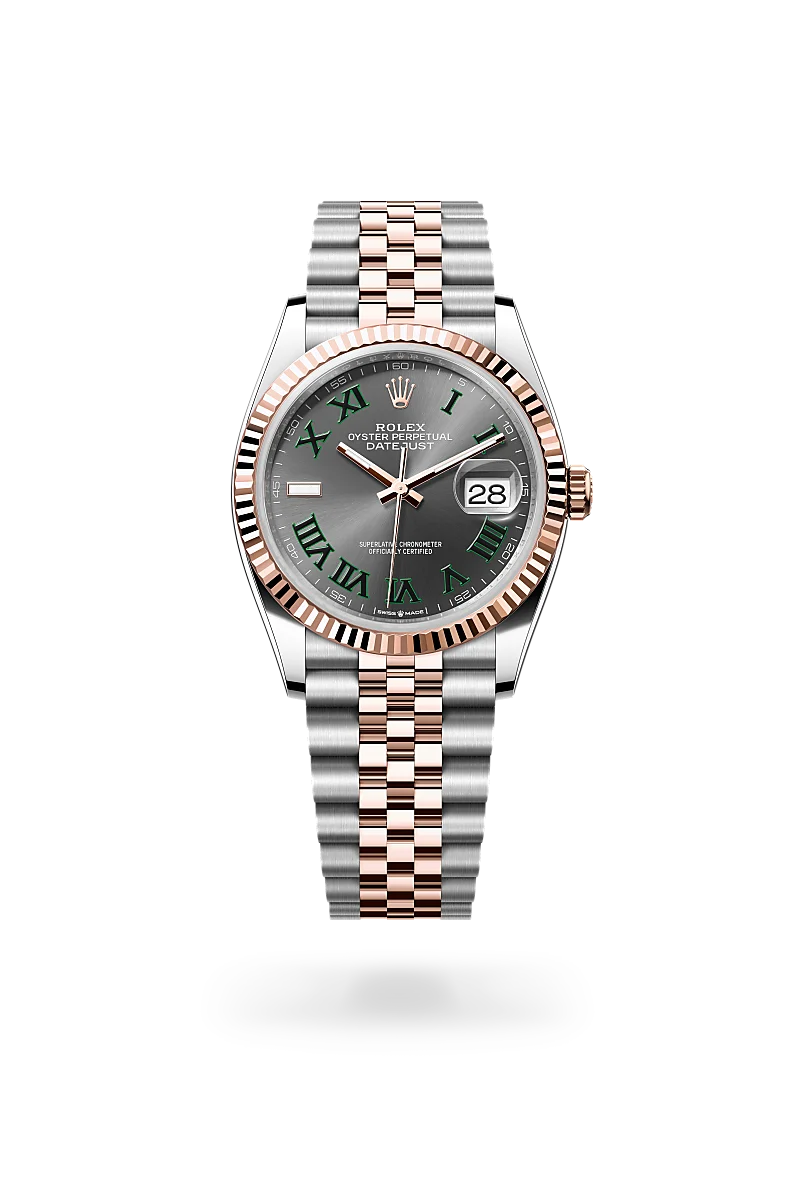 rolex datejust in everose rolesor - combination of oystersteel and everose gold, m126231-0029 - Date & Time