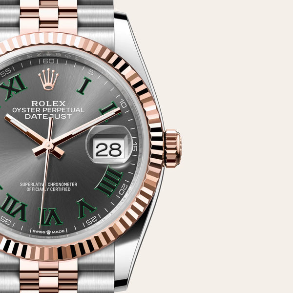 rolex datejust in everose rolesor - combination of oystersteel and everose gold, m126231-0029 - Date & Time