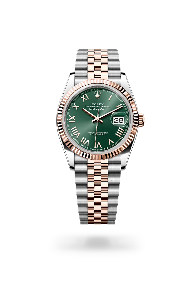 rolex datejust in everose rolesor - combination of oystersteel and everose gold, m126231-0051 - Date & Time
