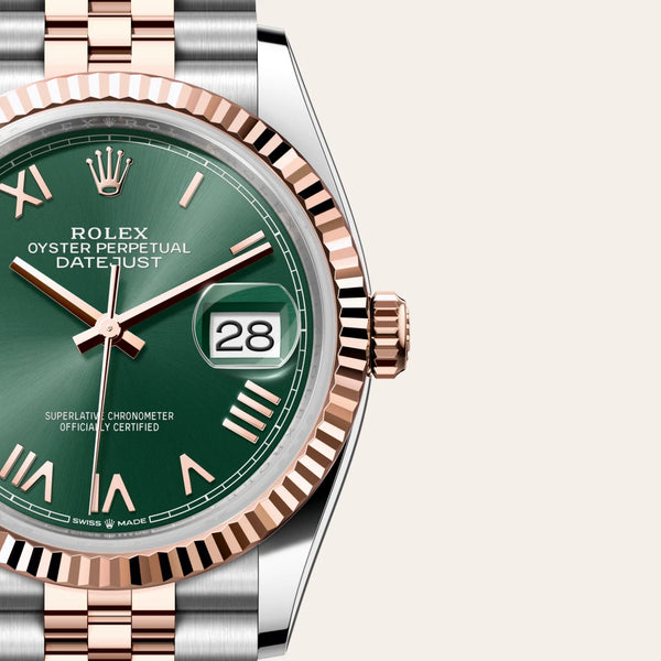 rolex datejust in everose rolesor - combination of oystersteel and everose gold, m126231-0051 - Date & Time