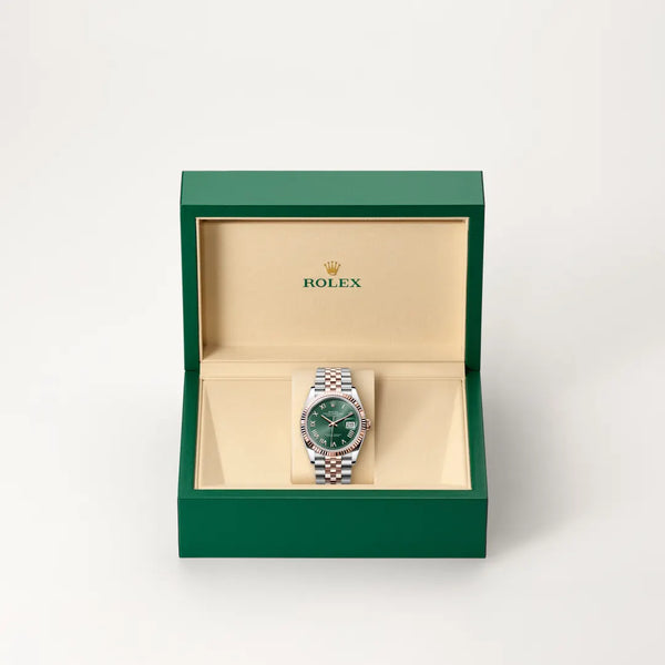 rolex datejust in everose rolesor - combination of oystersteel and everose gold, m126231-0051 - Date & Time