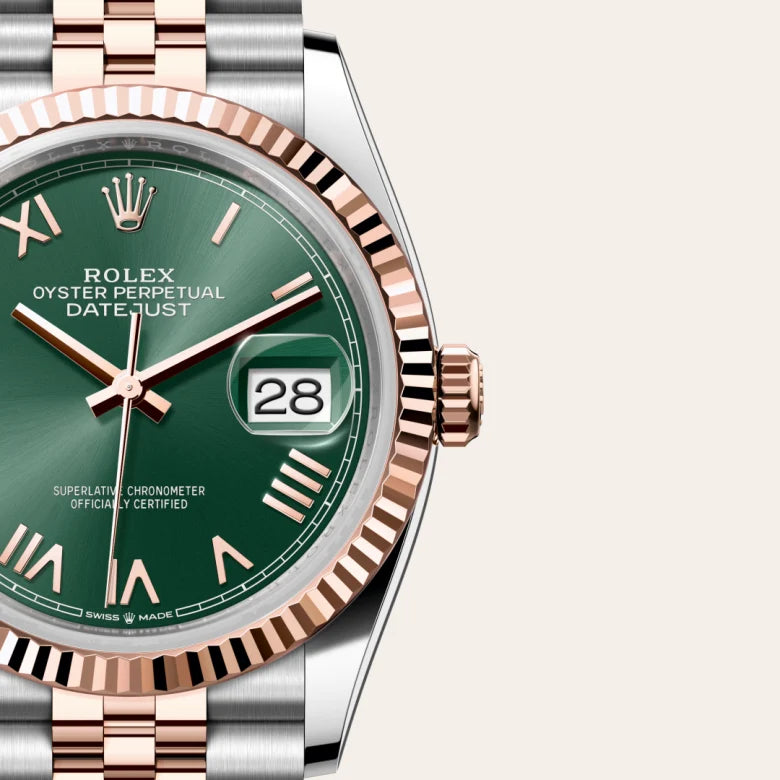 rolex datejust in everose rolesor - combination of oystersteel and everose gold, m126231-0051 - Date & Time