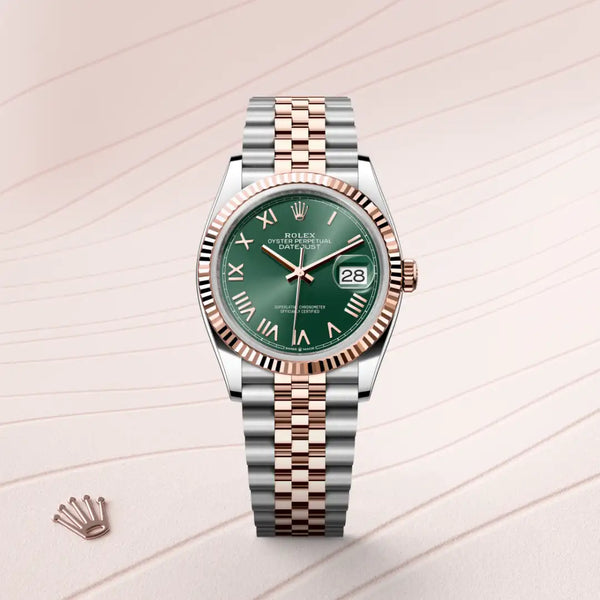 rolex datejust in everose rolesor - combination of oystersteel and everose gold, m126231-0051 - Date & Time