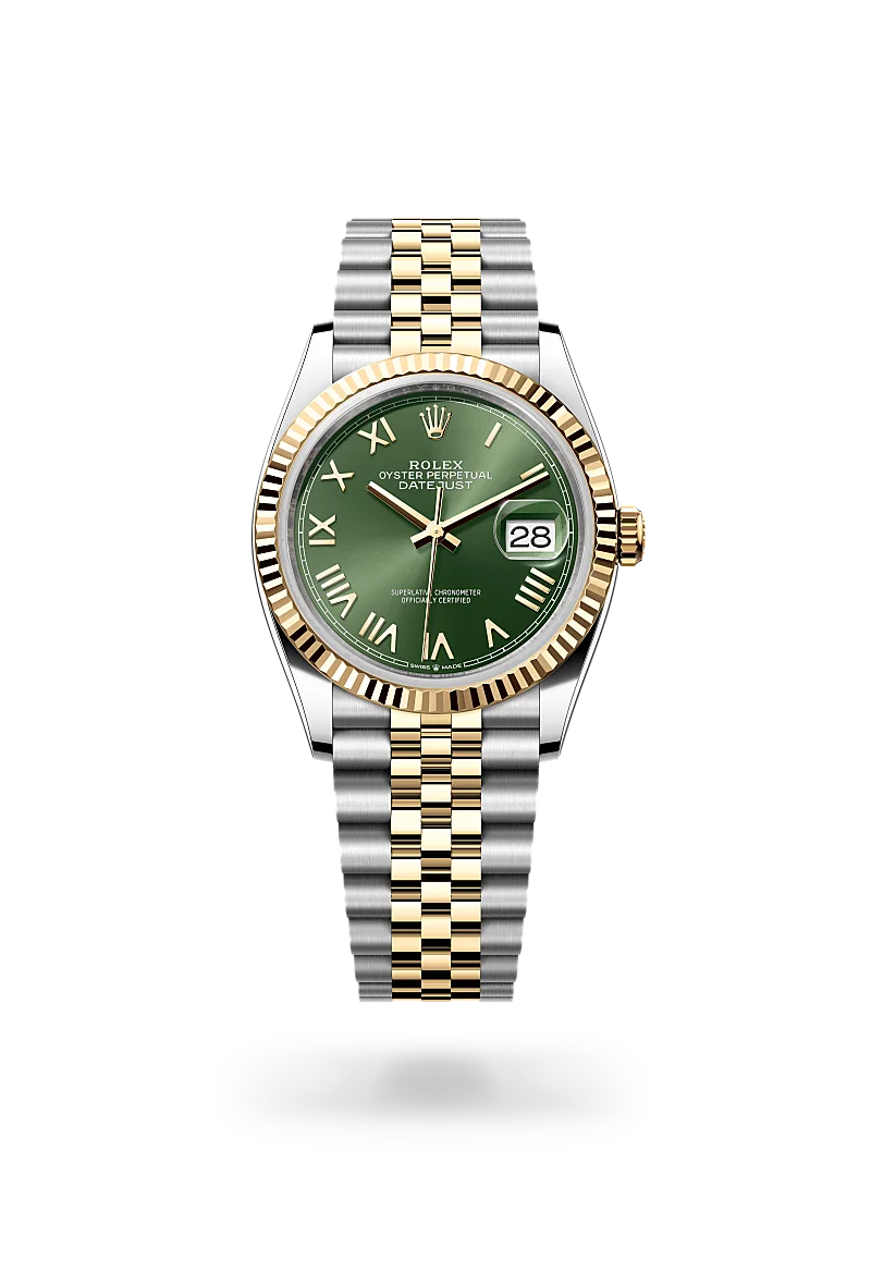 rolex datejust in yellow rolesor - combination of oystersteel and yellow gold, m126233-0053 - Date & Time