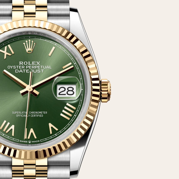 rolex datejust in yellow rolesor - combination of oystersteel and yellow gold, m126233-0053 - Date & Time