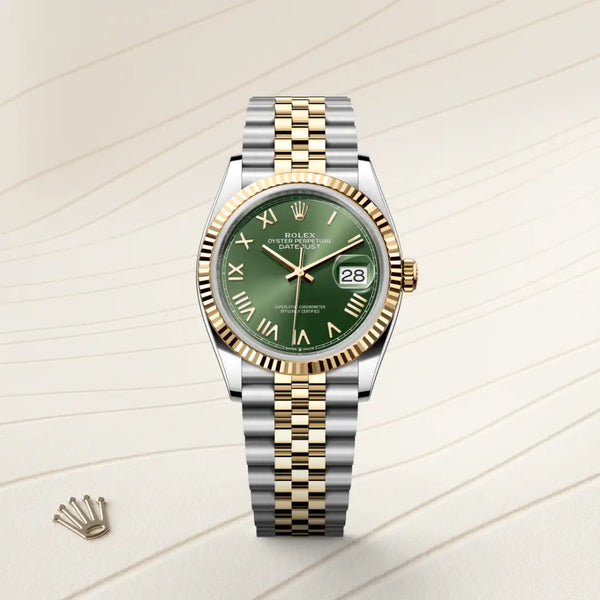 rolex datejust in yellow rolesor - combination of oystersteel and yellow gold, m126233-0053 - Date & Time