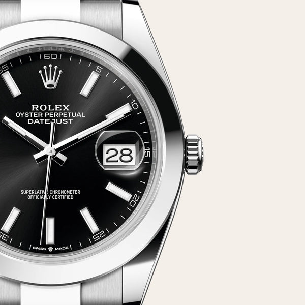 rolex datejust in oystersteel, m126300-0011 - Date & Time
