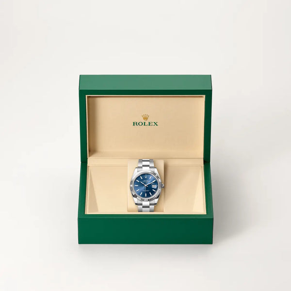 rolex datejust in white rolesor - combination of oystersteel and white gold, m126334-0001 - Date & Time