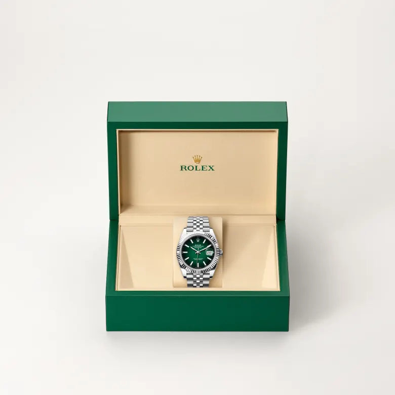 rolex datejust in white rolesor - combination of oystersteel and white gold, m126334-0034 - Date & Time