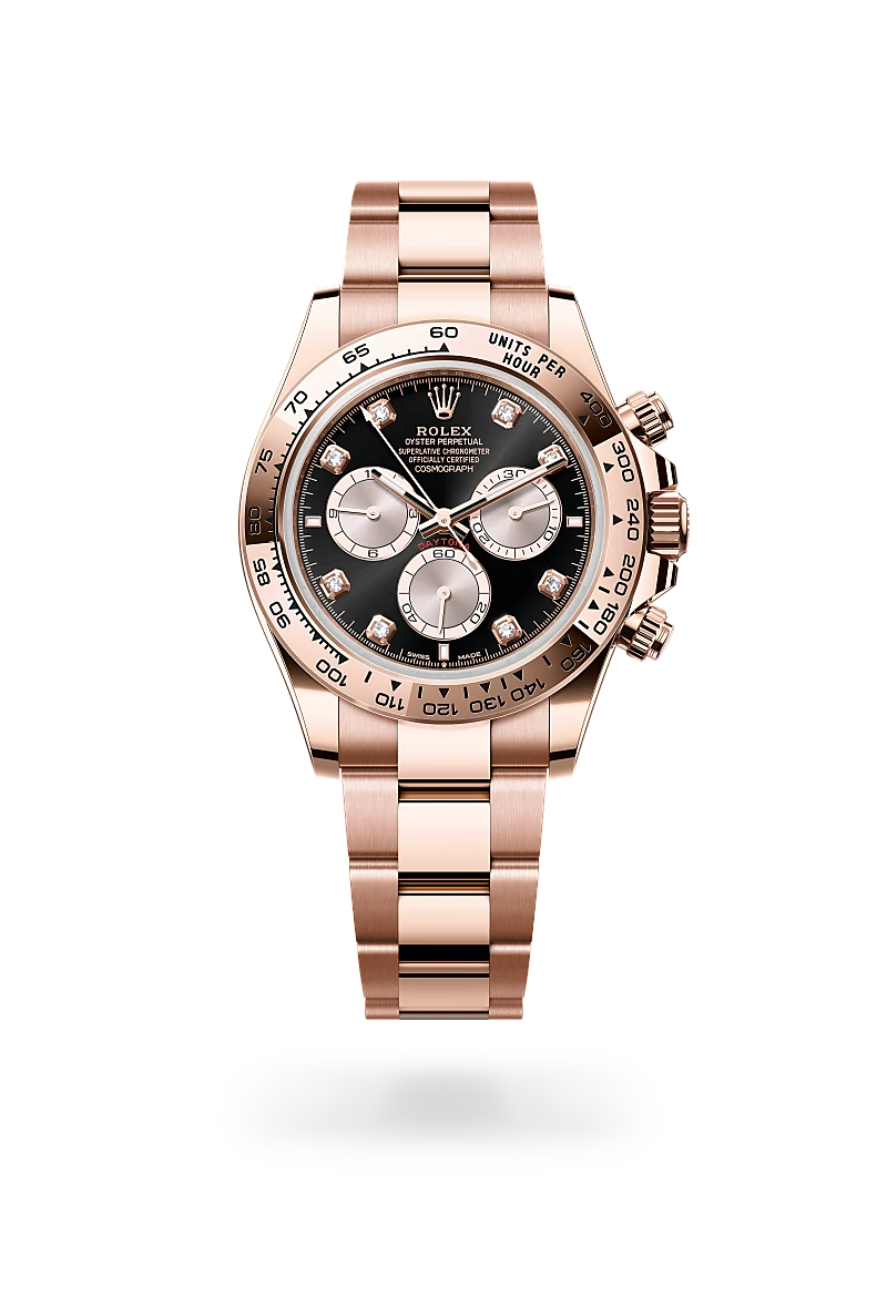 rolex cosmograph daytona in 18 ct everose gold, m126505-0002 - Date & Time