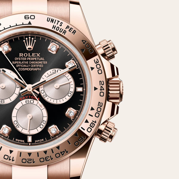 rolex cosmograph daytona in 18 ct everose gold, m126505-0002 - Date & Time
