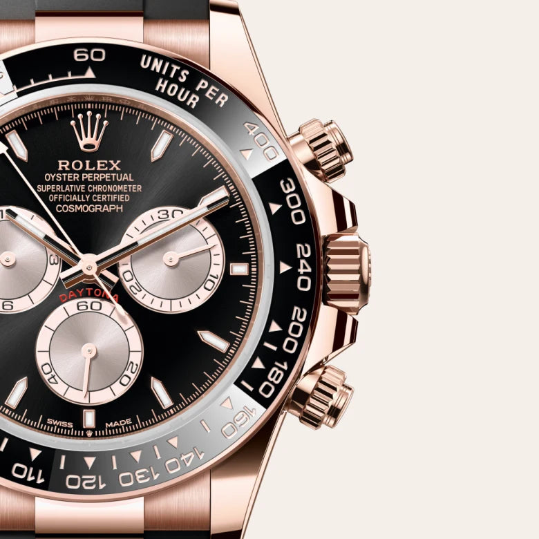 rolex cosmograph daytona in 18 ct everose gold, m126515ln-0002 - Date & Time