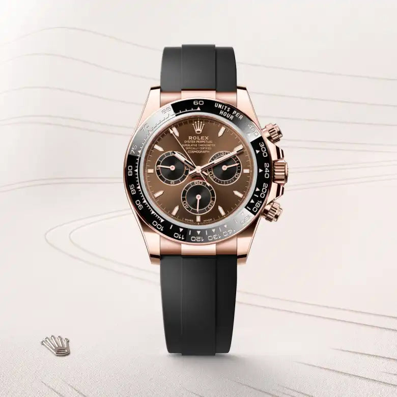 rolex cosmograph daytona in 18 ct everose gold, m126515ln-0010 - Date & Time