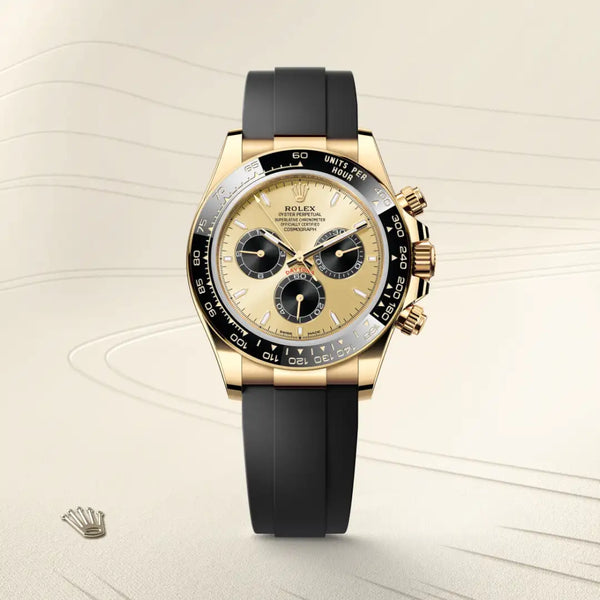 rolex cosmograph daytona in 18 ct yellow gold, m126518ln-0012 - Date & Time