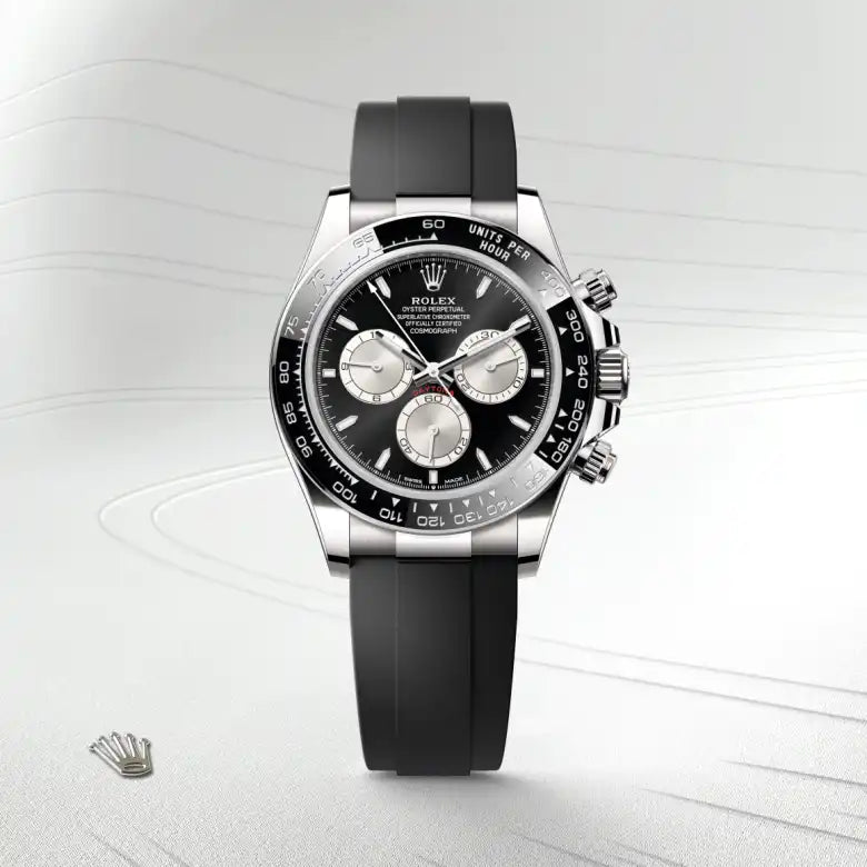 rolex cosmograph daytona in 18 ct white gold, m126519ln-0002 - Date & Time