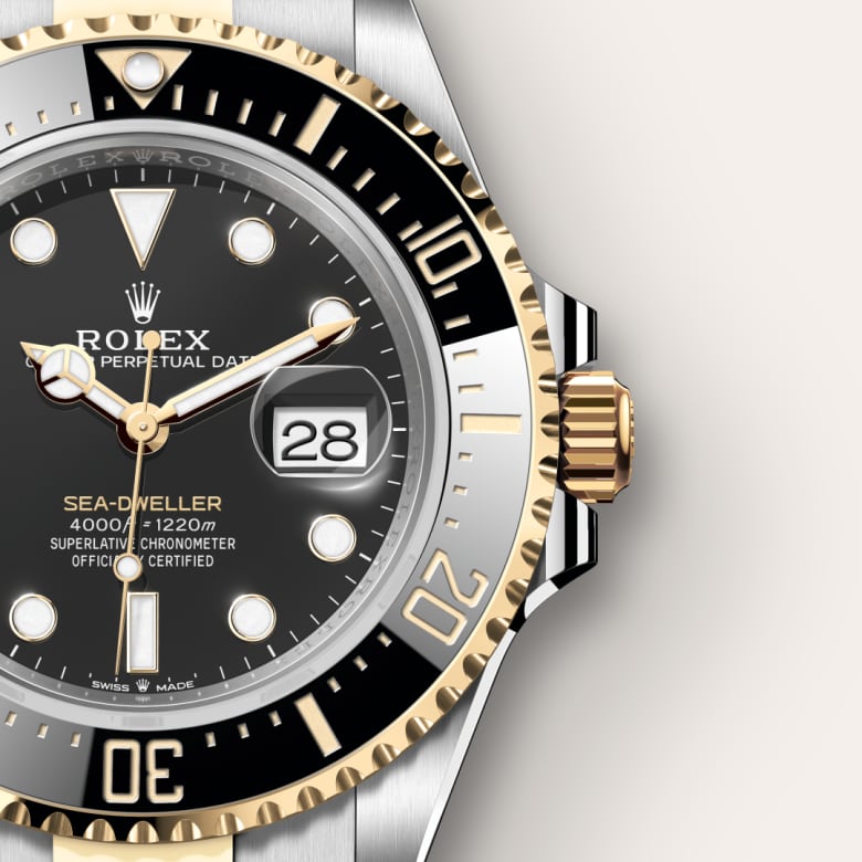 Rolex Sea-Dweller in Yellow Rolesor - combination of Oystersteel
