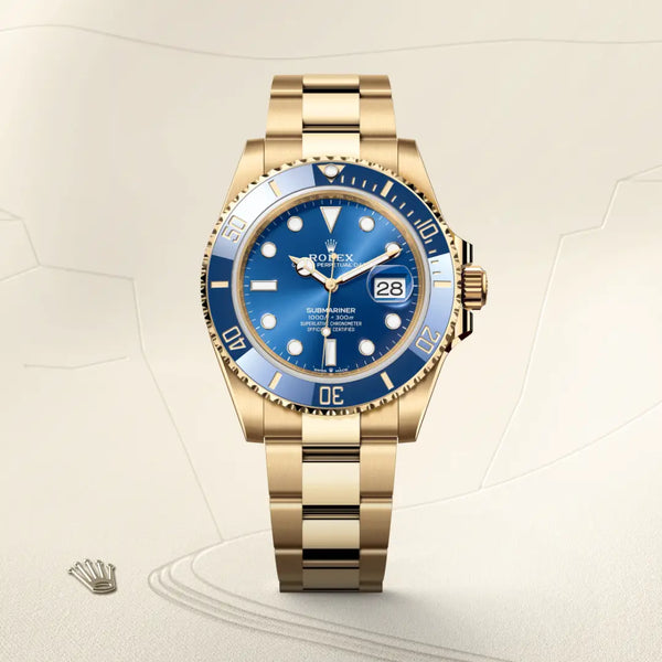 rolex submariner in 18 ct yellow gold, m126618lb-0002 - Date & Time