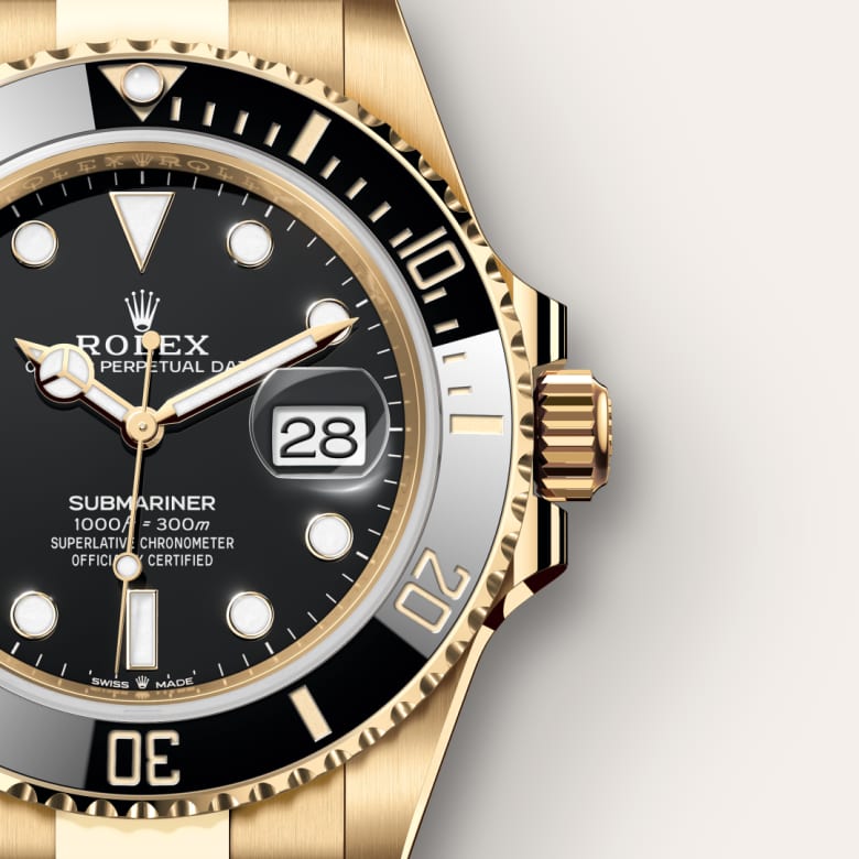 Rolex Submariner Date in 18 ct yellow gold, M126618LN-0002 | Date