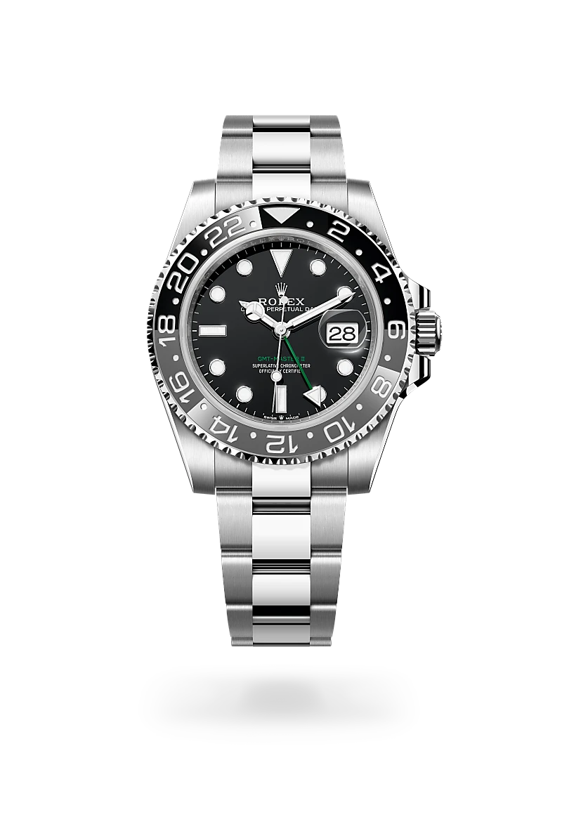 rolex gmt-master ii in oystersteel, m126710grnr-0004 - Date & Time