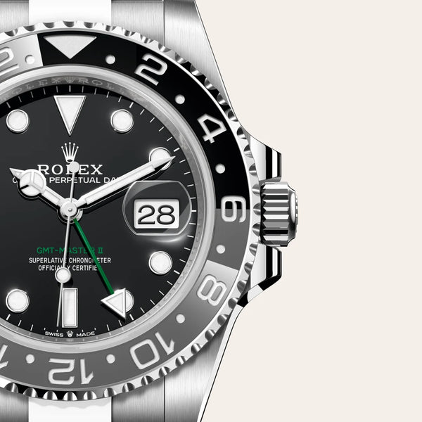 rolex gmt-master ii in oystersteel, m126710grnr-0004 - Date & Time